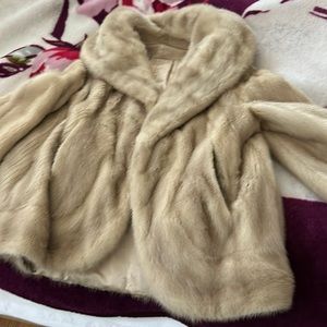 Mink fur coat